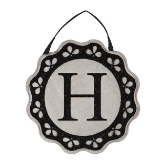 Scalloped Monogram Door Decor ”J”