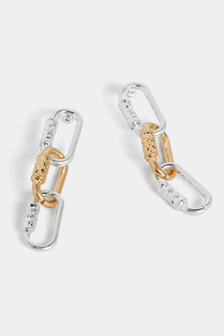Whispers Linked Locks Dangle Earrings WN004789