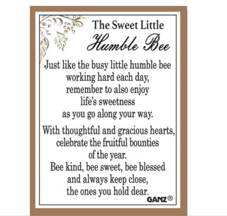 Humble Bee Pocket Charm