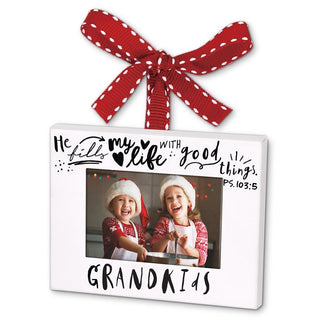 Grandkids Frame Ornament