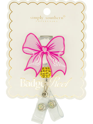 Simply Southern Badge Reel Bow