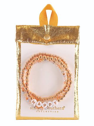 Simply Southern Happy Bracelet Set of 3