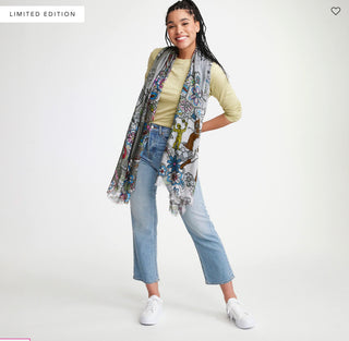 Vera Bradley Soft Fringe Scarf Star Wars