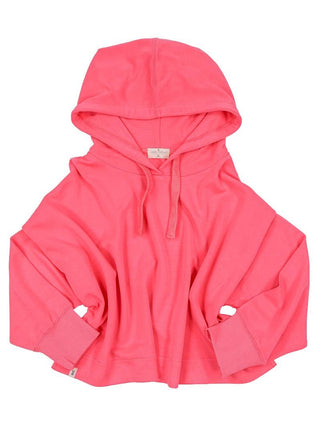 Simply Southern Hooded Crop Sweatshirt Pink