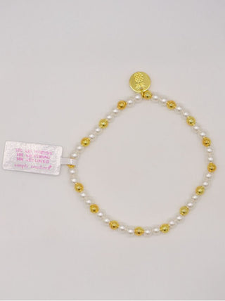 Simply Southern Gold Bracelet Pearl 13