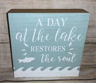 Lake Box Sign