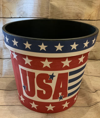 Metal Americana  Bucket/Pot