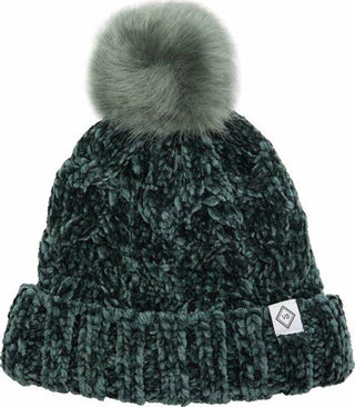 Vera Bradley Chenille Beanie Kalamata Green