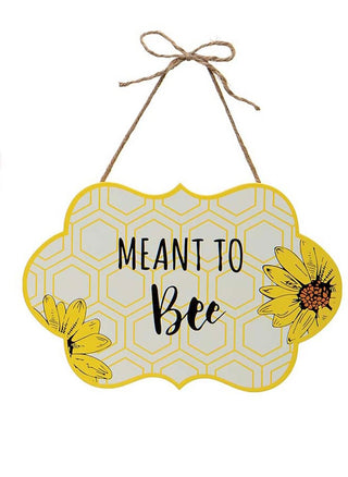 Wooden Bee Sign
