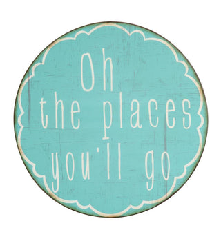 Oh the Places You’ll Go Metal Wall Decor