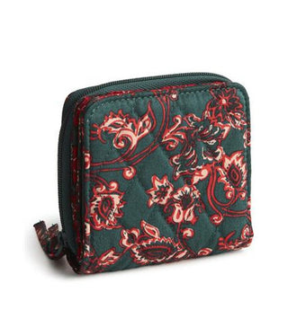 Vera Bradley Small Zip-Around Wallet Victorian Vines
