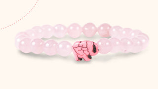 Fahlo Expedition Elephant Bracelet Kenya Orchid Pink