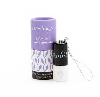 Mix-o-logie Mini Rollerball Perfume Keychain Lavish (White Lavender)