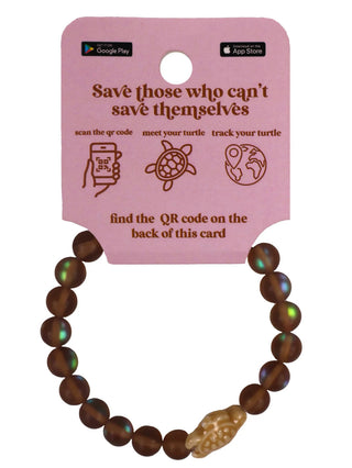 Simply Southern Turtle Tracking Bracelet Mocha