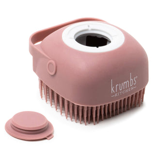 Krumbs Kitchen Silicone Dish Scrubber Rose
