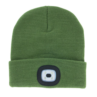 Night Scope Chargeable LED Beanie Olive