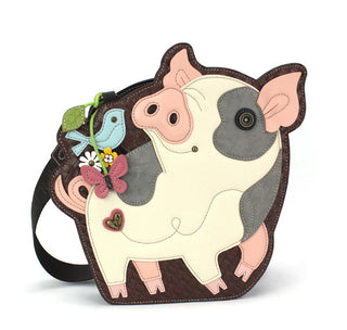 Chala 888 Novelty Purse Spotted Pink Pig