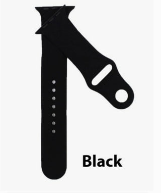 Silicone Apple Watch Band #1 Black 42/44/45mm