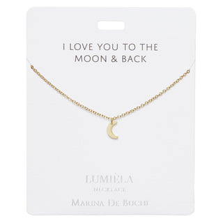 To The Moon & Back Crescent Necklace