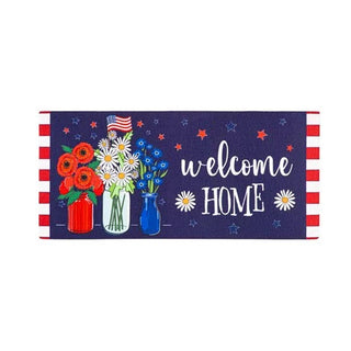 Patriotic Floral Switch Mat