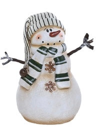 Resin Snowman Figurine