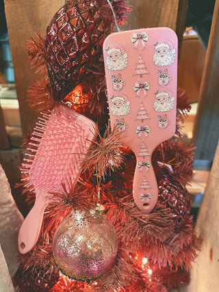 Lovesoft Pink Sweet Santa Air Cushion Hairbrush