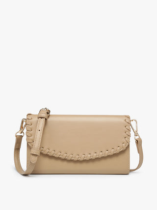 Jen & Co Kyle Wallet Crossbody Taupe M2345