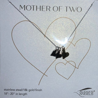 Alexa’s Angels Mother of Two Necklace