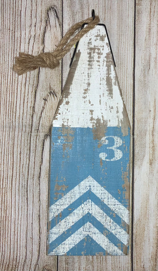 No. 3 Wooden Buoy Wall Decor