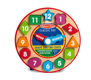 Melissa & Doug Shape Sorting Clock