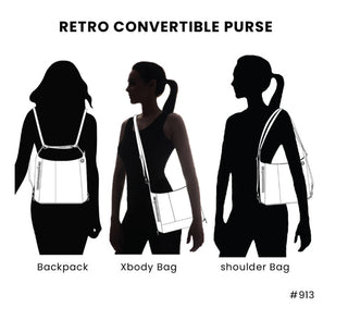 Chala Retro Convertible Purse Denim 913
