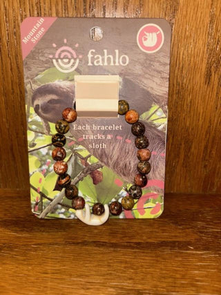 Fahlo Sloth Bracelet Mountain Stone