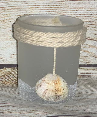 Frosted Glass Beach Votive