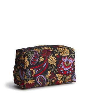 Vera Bradley Large Cosmetic Midnight Garden Paisley