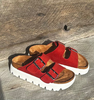 Very G Jazmin 2 Platform Sandal Red