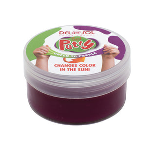 Del Sol Color Changing Putty Green to Purple
