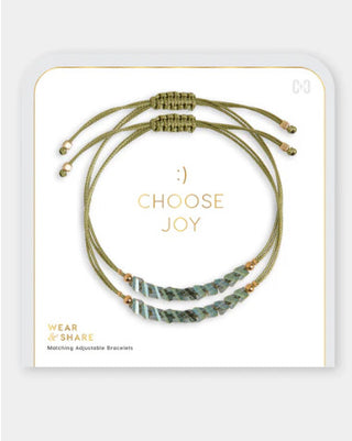 Coco & Carmen Wear & Share Bracelet Choose Joy