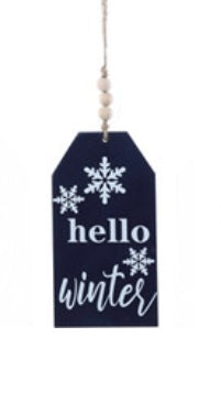 Holiday Word Tag Ornament