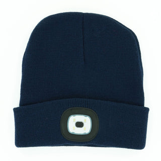 Night Scope Rechargeable LED Beanie Navy