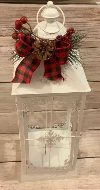 Metal Holiday Lantern Large