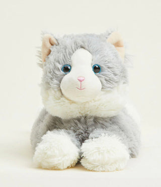 Warmies Gray Laying Down Cat