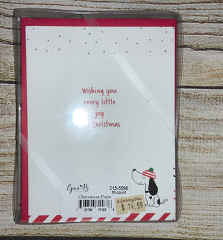 Gina B Christmas Pups Christmas Cards