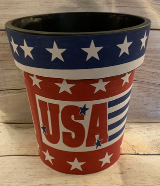 Metal Americana  Bucket/Pot
