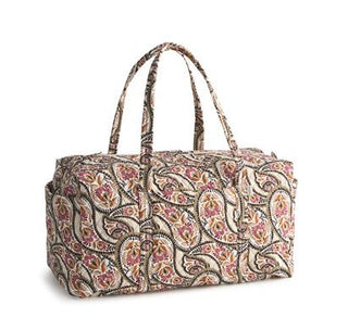 Vera Bradley Large Original Duffel Blooming Paisley