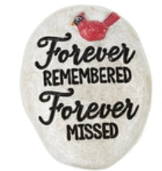 Memorial Cardinal Pocket Stone