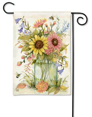Bee Spring Bouquet Garden Flag