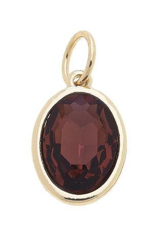 Canvas Style Charmed Birthstone Charm