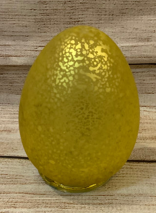 Lighted Glass Egg