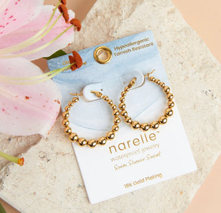 Howard's Narelle Waterproof Bubble Earrings Gold