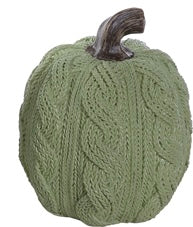 Resin Knit Pattern Pumpkin